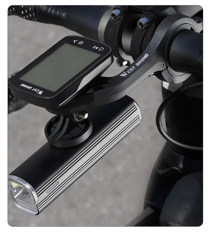 WEST BIKING Cycling Computer Holder For Garmin/Bryton/Wahoo Speedometer Bike Lights&Camera Mount MTB Road Bicycle Accessories