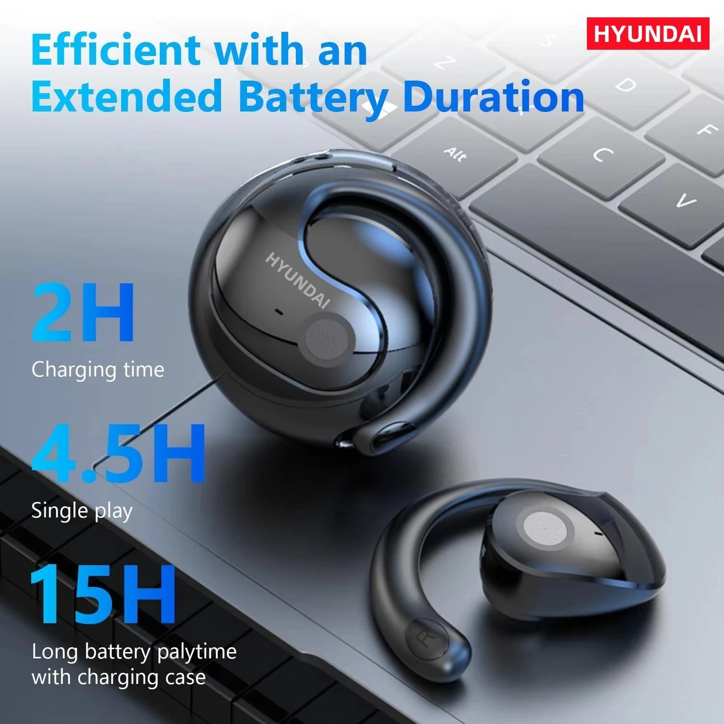 AI Real Time Translator HYUNDAI HY-T26 PRO Earbuds 98% Accuracy Wireless BT Translation Earphones for Travel Business Learning