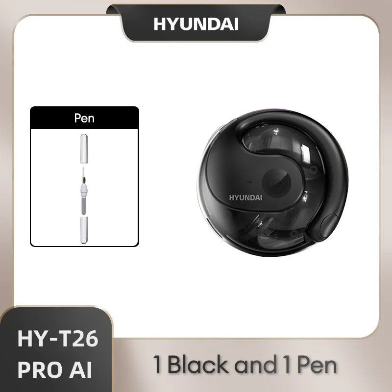 AI Real Time Translator HYUNDAI HY-T26 PRO Earbuds 98% Accuracy Wireless BT Translation Earphones for Travel Business Learning
