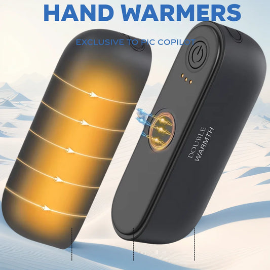 2in1 Magnetic Rechargeable Hand Warmers Electric Portable Handwarmers Long Lasting Safe Heating Warmer PocketHeater WinterOutdoor