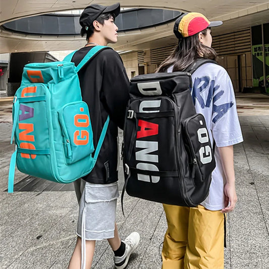 Sport Gym Bag Men Fitness Travel Backpack Large Waterproof Skate Pack For Shoulder Crossbody Training Laptop Dry Wet School Bags Free Shipping