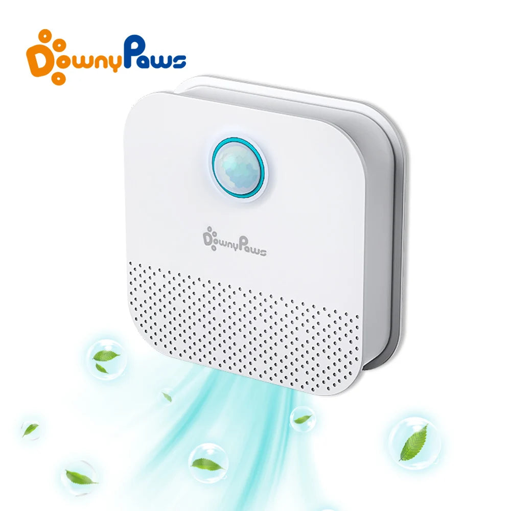 DownyPaws 4000mAh Smart Cat Odour Purifier For Cat Litter Box Deodorizer Pet Toilet Air Purifier Dog Cat Litter Deodorant
