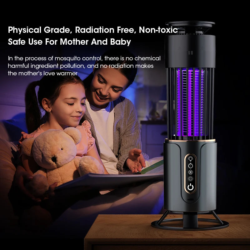 Mosquito Killer Lamp Insect Fly Trap Camping Lantern USB Timing Electric Mosquito Swatter Outdoor Insect Killer Repellent