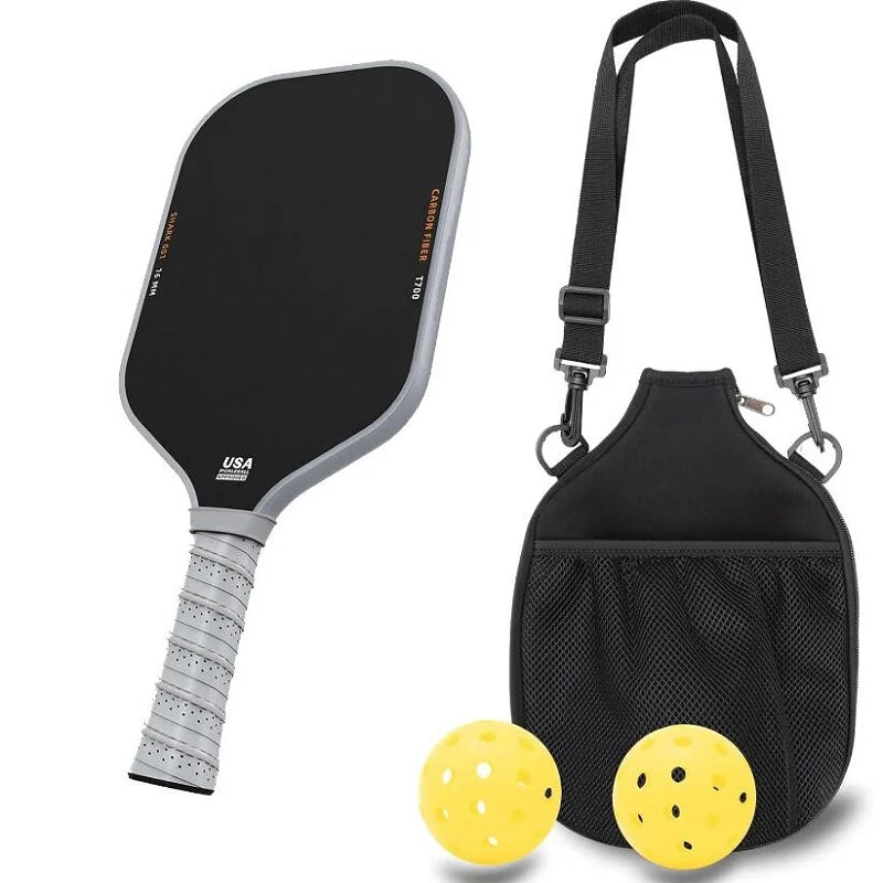 Carbon Fiber Pickleball Paddle T700 16MM Frosted Surface Enhanced Sweet Spot & Control & Power Anti-slip Grip USAPA Compliant