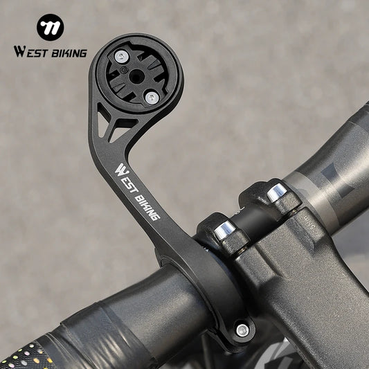 WEST BIKING Cycling Computer Holder For Garmin/Bryton/Wahoo Speedometer Bike Lights&Camera Mount MTB Road Bicycle Accessories