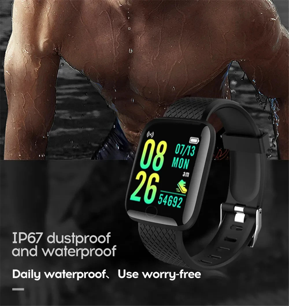 Multifunction Smart Watch For Men Women Kids Message Remind Music Control Sport Step Calories D13 Smartwatch Alarm Clock