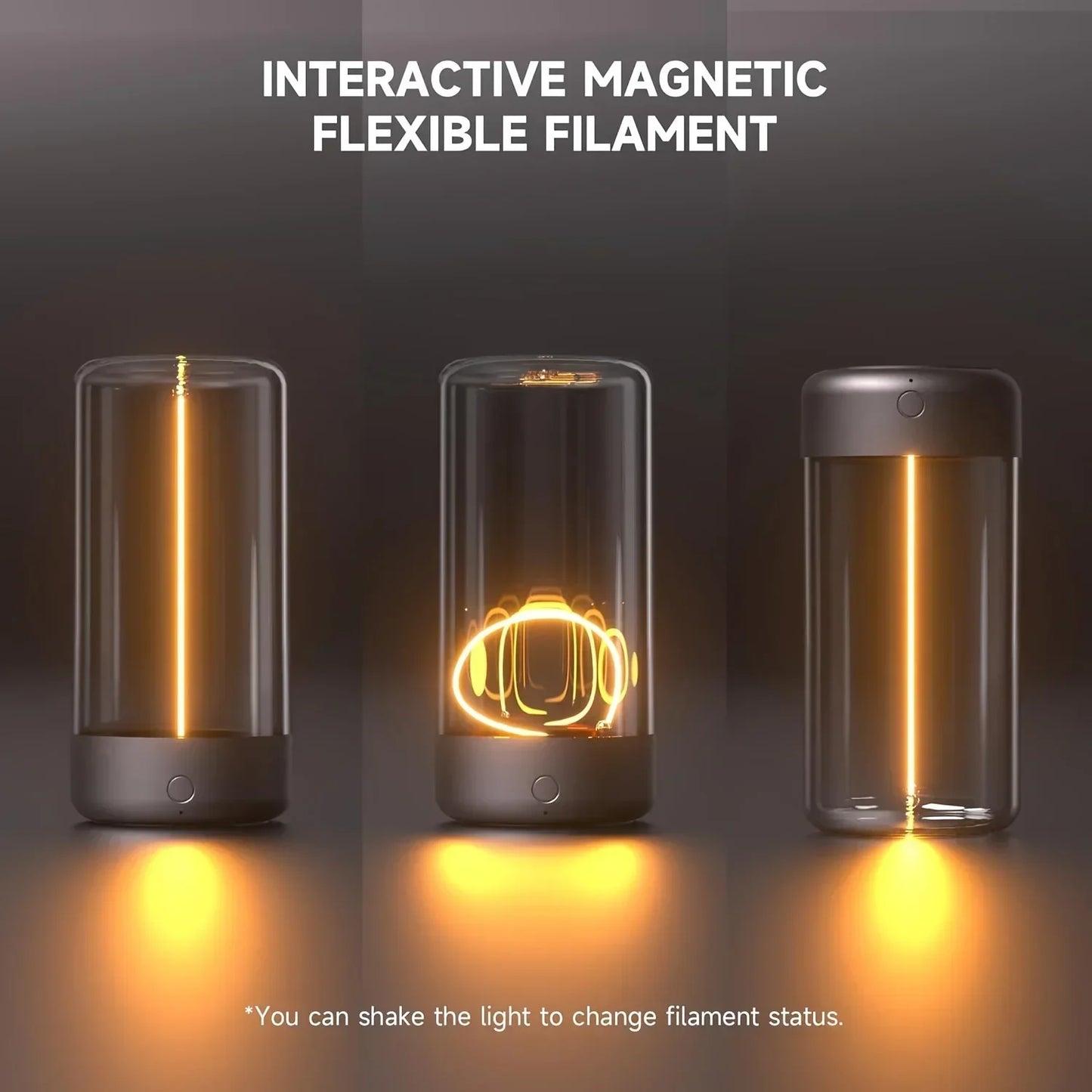 Cool Light Portable Quantum Wire Ambient Magnetic Type-C charging Bedroom Study Camping Christmas Gift