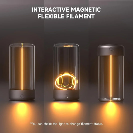 Cool Light Portable Quantum Wire Ambient Magnetic Type-C charging Bedroom Study Camping Christmas Gift