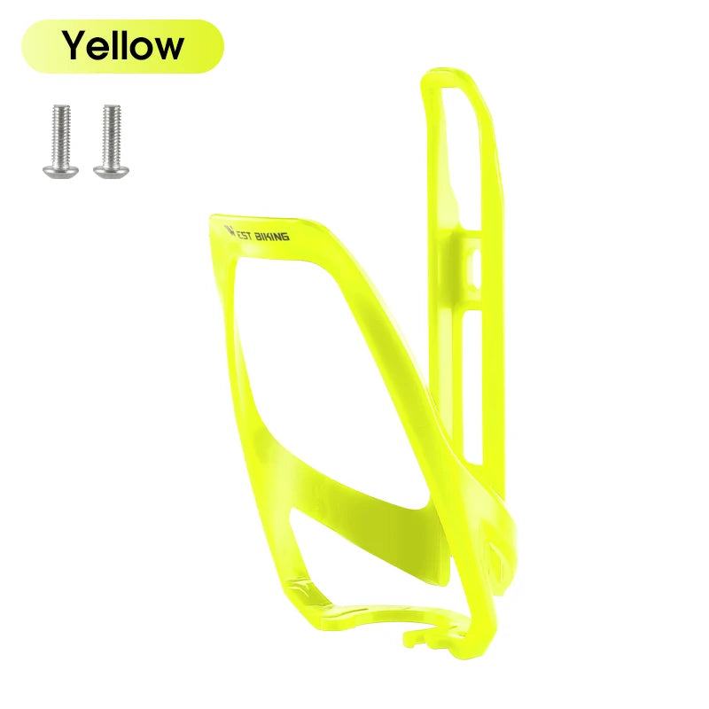 WEST BIKING Cycling Water Bottle Cage Multicolor Bottle Bracket Lightweight One-piece MTB Road Bike Bottle Cage Drink Cup Stand