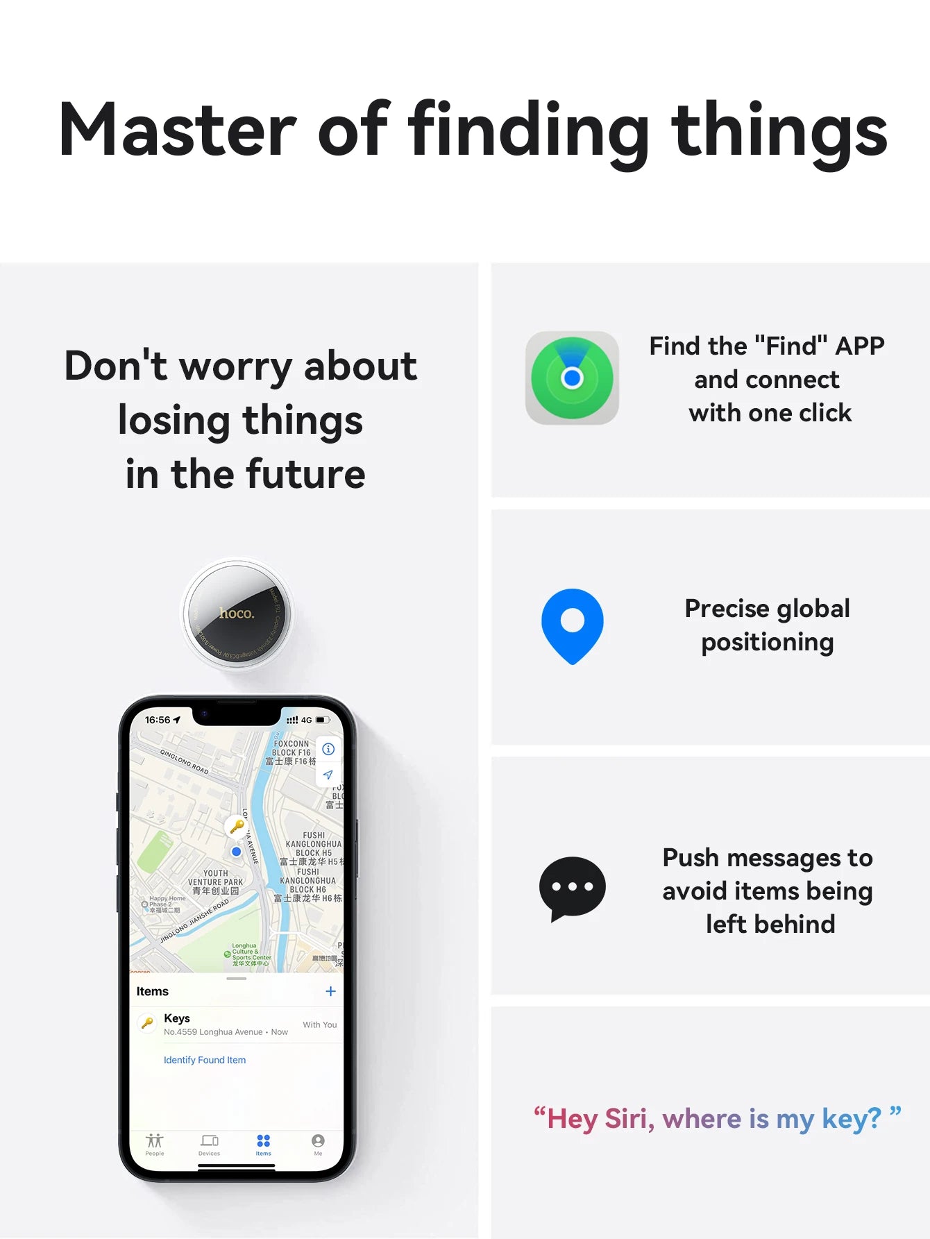 E91 Airtag Bluetooth GPS Smart Trackers Finder intelligent positioning Pet Dog Car key Wallet anti-lost device Find my