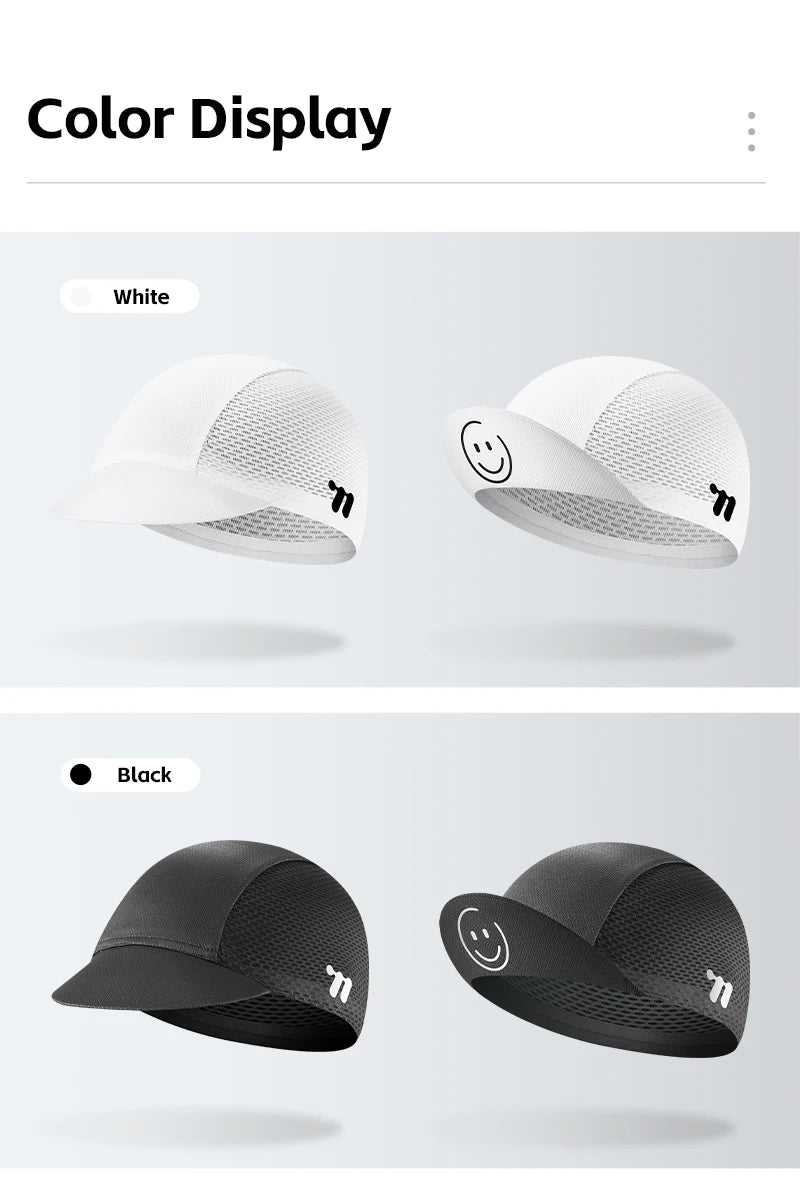 WEST BIKING Cycling Cap With Brim Sun Protection Summer Breathable Sports Quick Dry Bicycle Hat Men Bike Headwear Gorra Ciclismo
