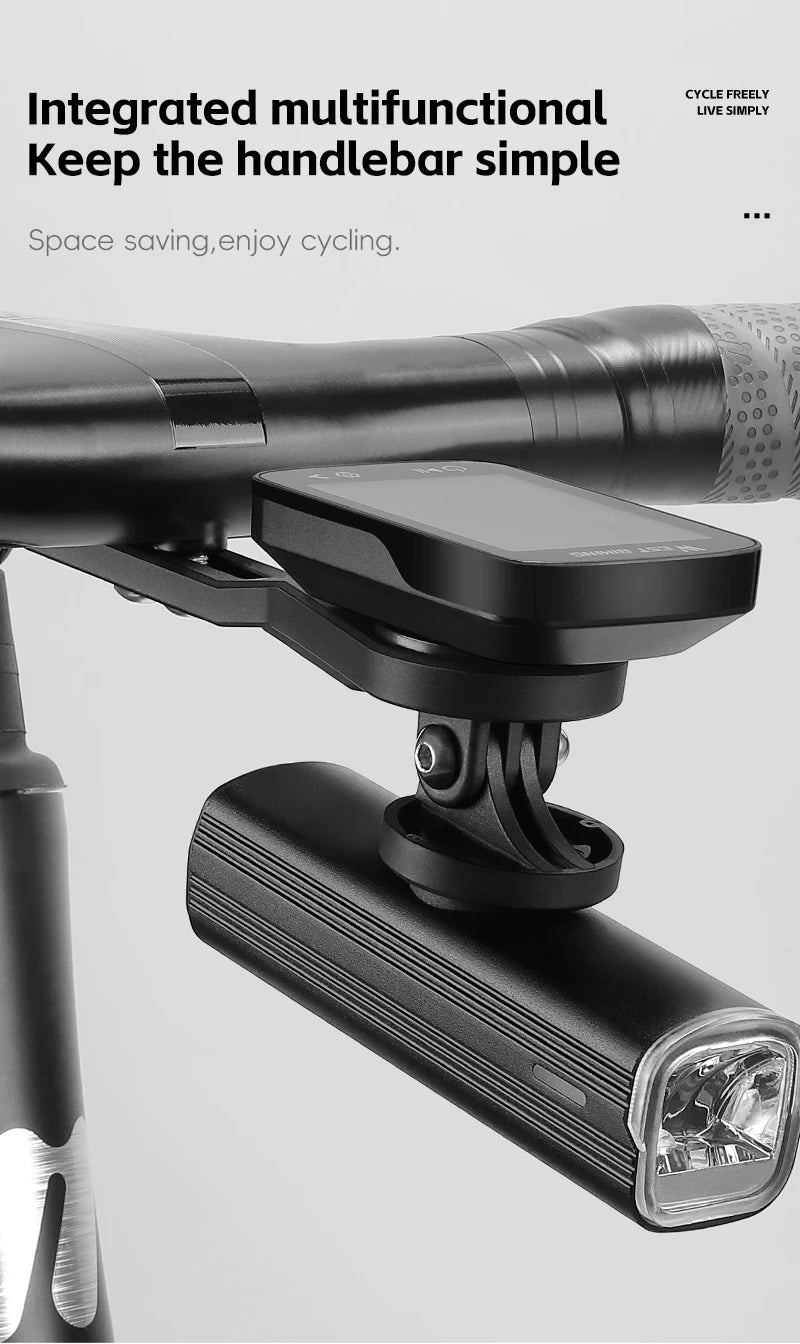 WEST BIKING Cycling Computer Holder For Garmin/Bryton/Wahoo Speedometer Bike Lights&Camera Mount MTB Road Bicycle Accessories