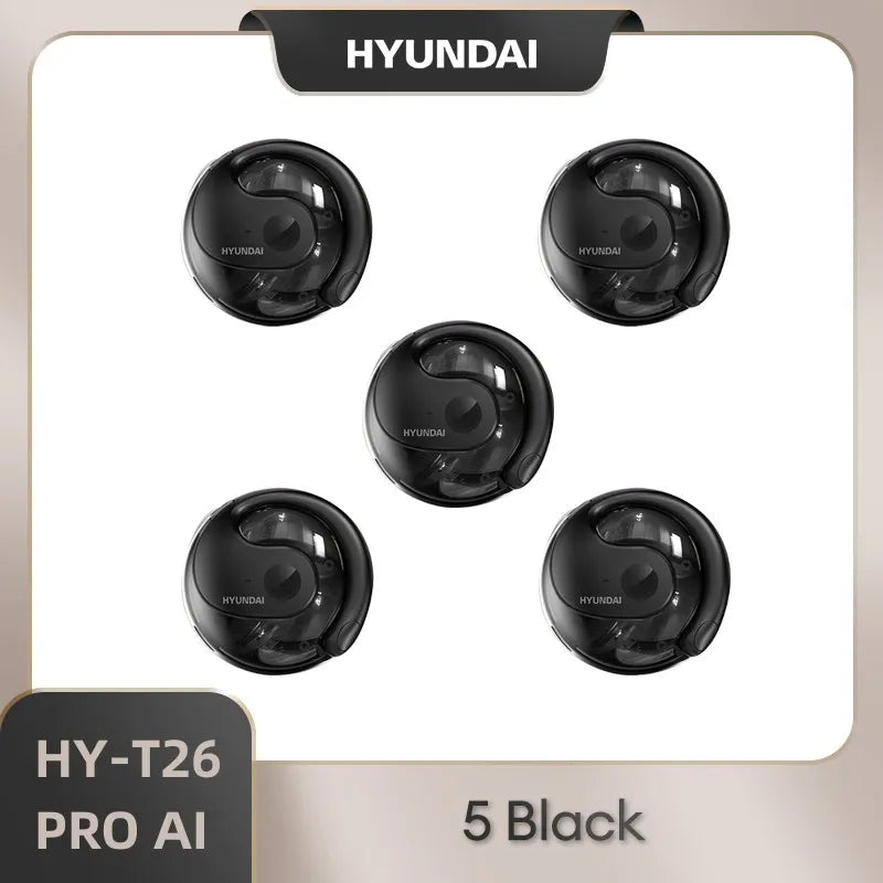 AI Real Time Translator HYUNDAI HY-T26 PRO Earbuds 98% Accuracy Wireless BT Translation Earphones for Travel Business Learning