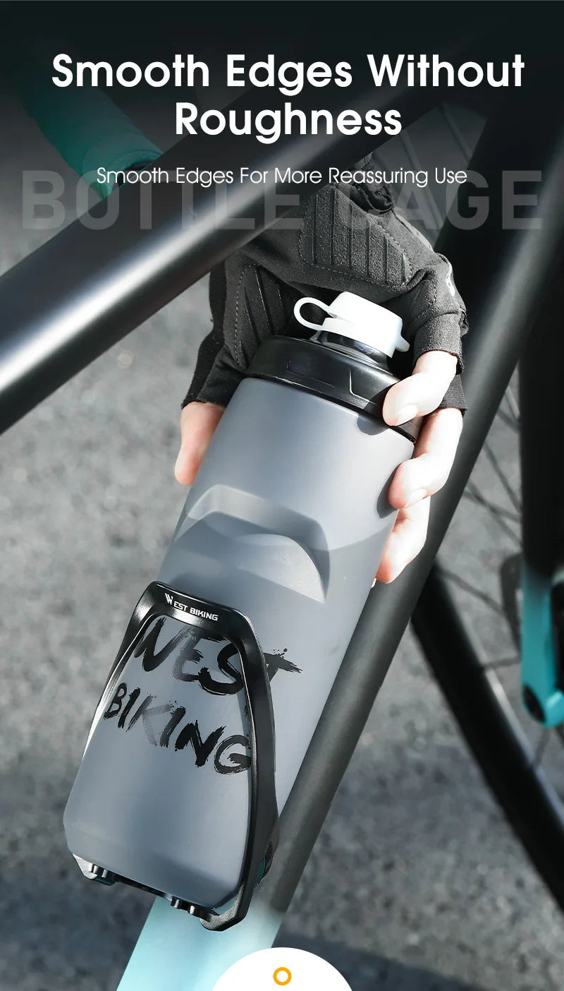 WEST BIKING Cycling Water Bottle Cage Multicolor Bottle Bracket Lightweight One-piece MTB Road Bike Bottle Cage Drink Cup Stand