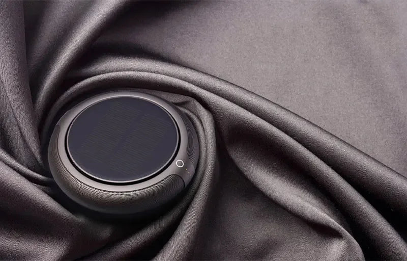 New Air Purifier Solar Charging Car Ionizer HEPA Filter Ion Deodorant Air Fresh Usb Ozone Generator Vehicle Electric Home Gift